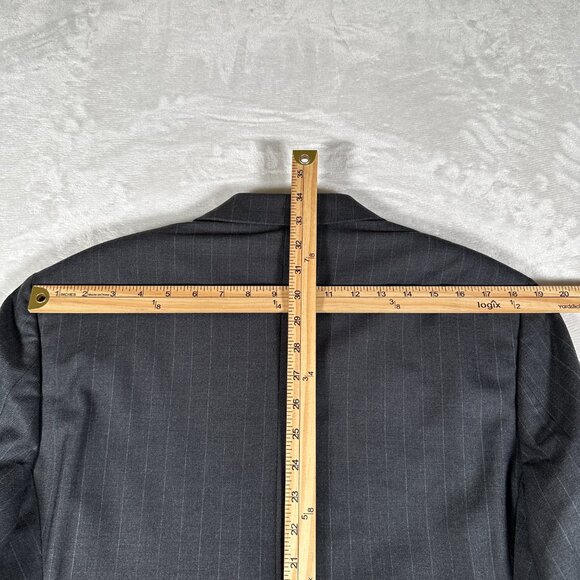 Brooks Brothers Blazer Men Size 41L Striped Wool Blend 346 Stretch Two Button - Picture 4 of 9